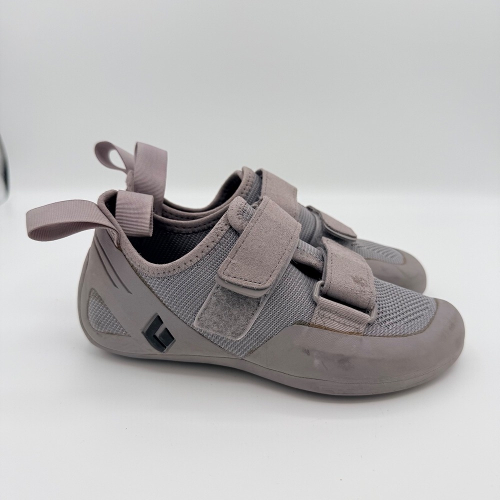 Black Diamond Momentum Climbing Shoes Gray Hook Loop Women's US 5 EU 35.5